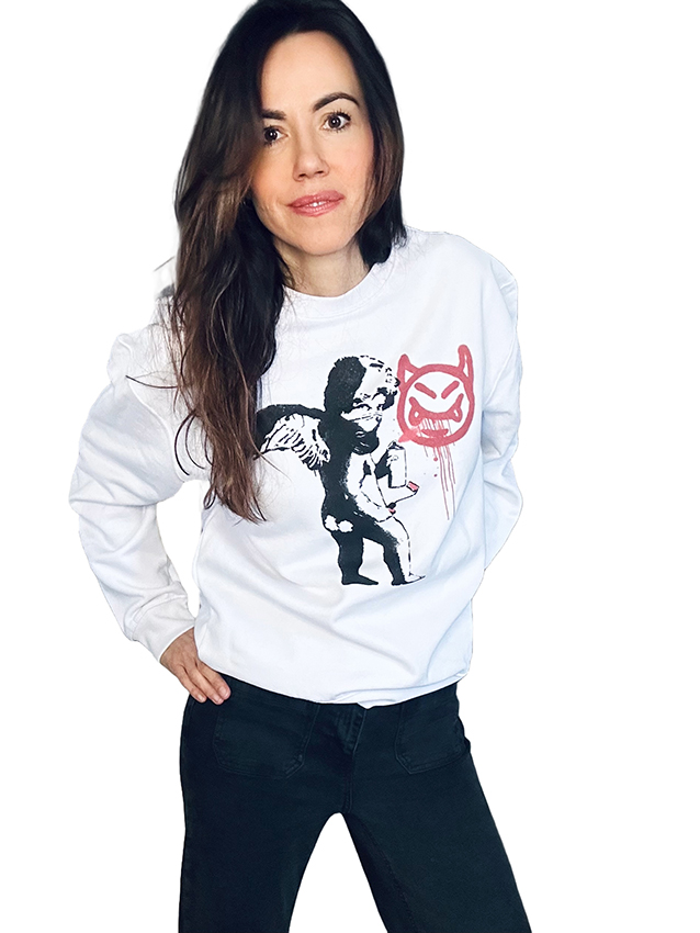 bluza unisex street art banksy