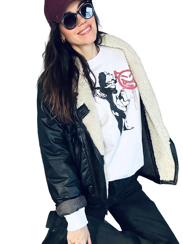 bluza unisex street art banksy