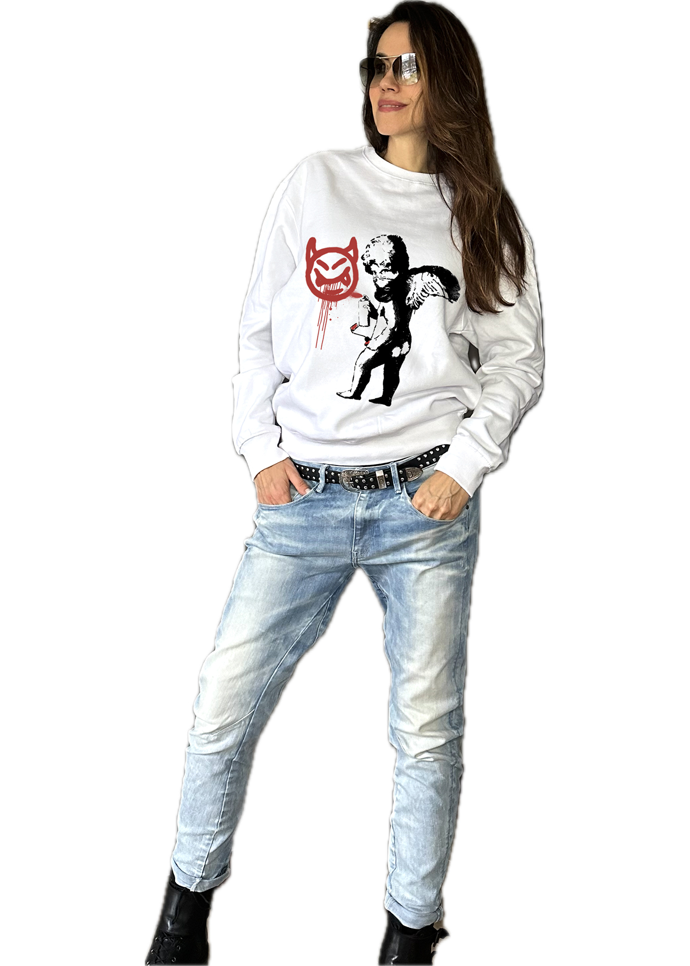 Bluza streetart Angel unisex