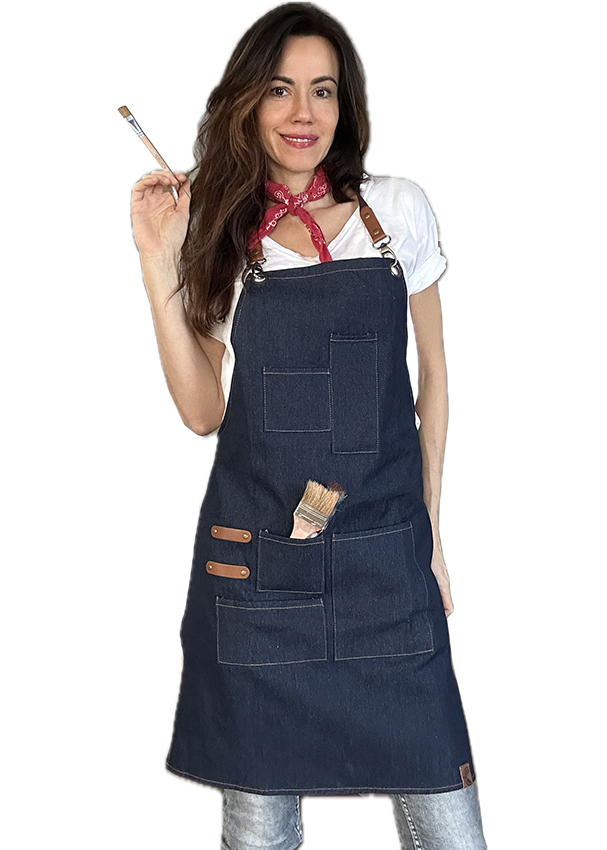 fartuch dla artysty fartuch malarski prezent gadżet dla artysty malarza